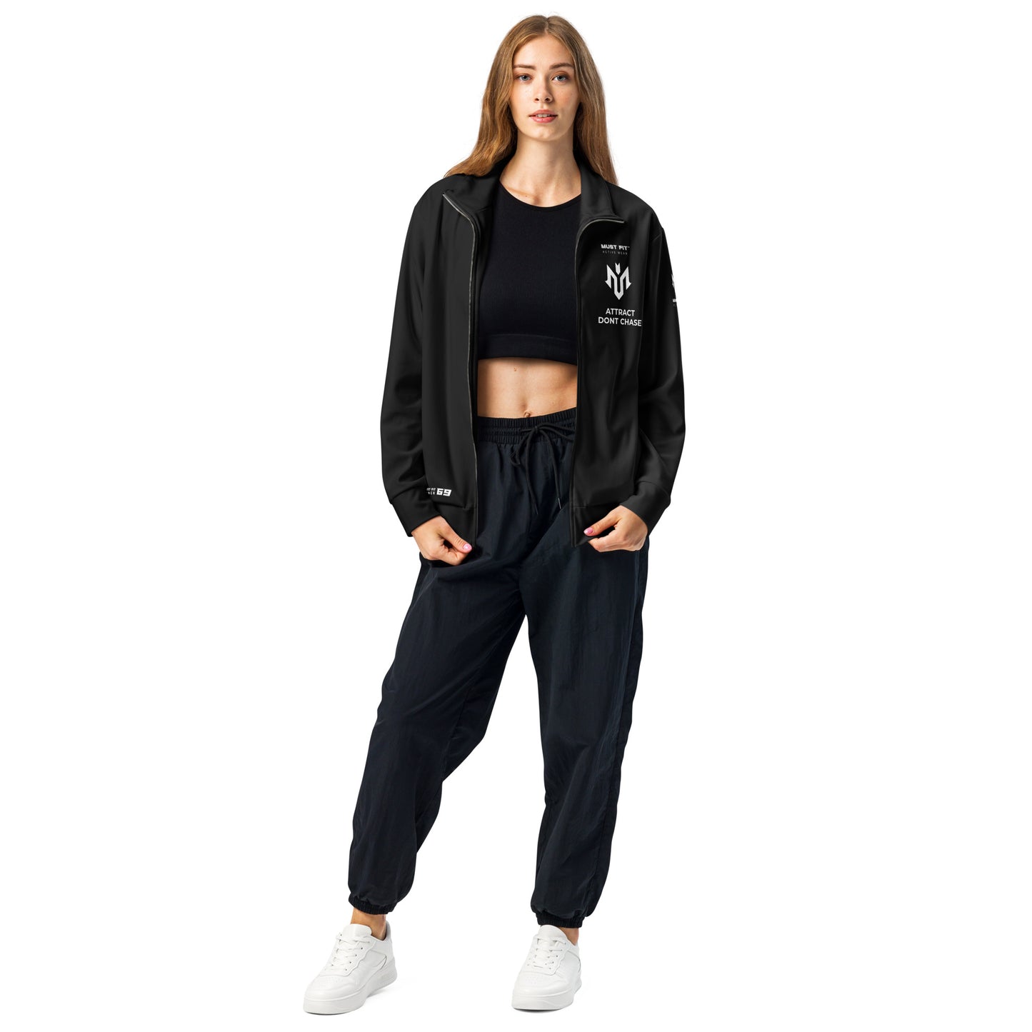 M.U.S.T. Fit Unisex Track Jacket Black