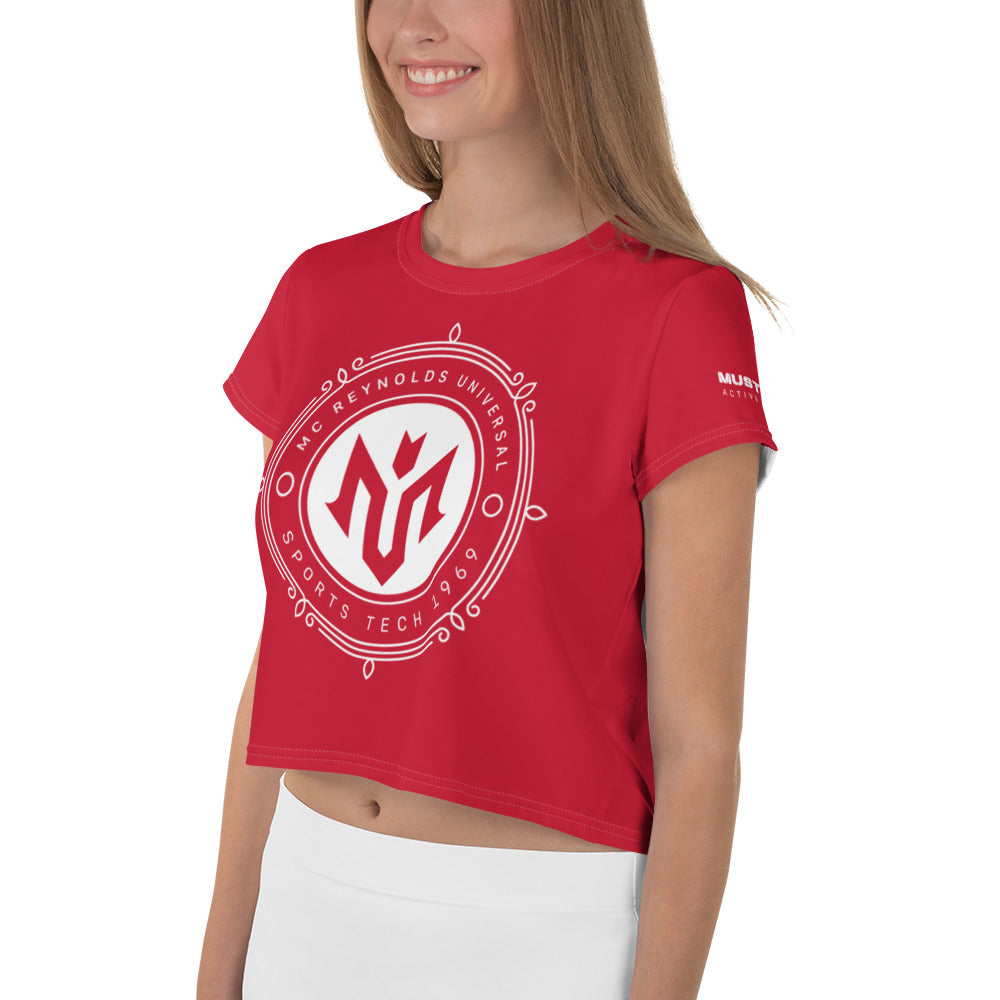 M.U.S.T. FIT Print Crop Tee