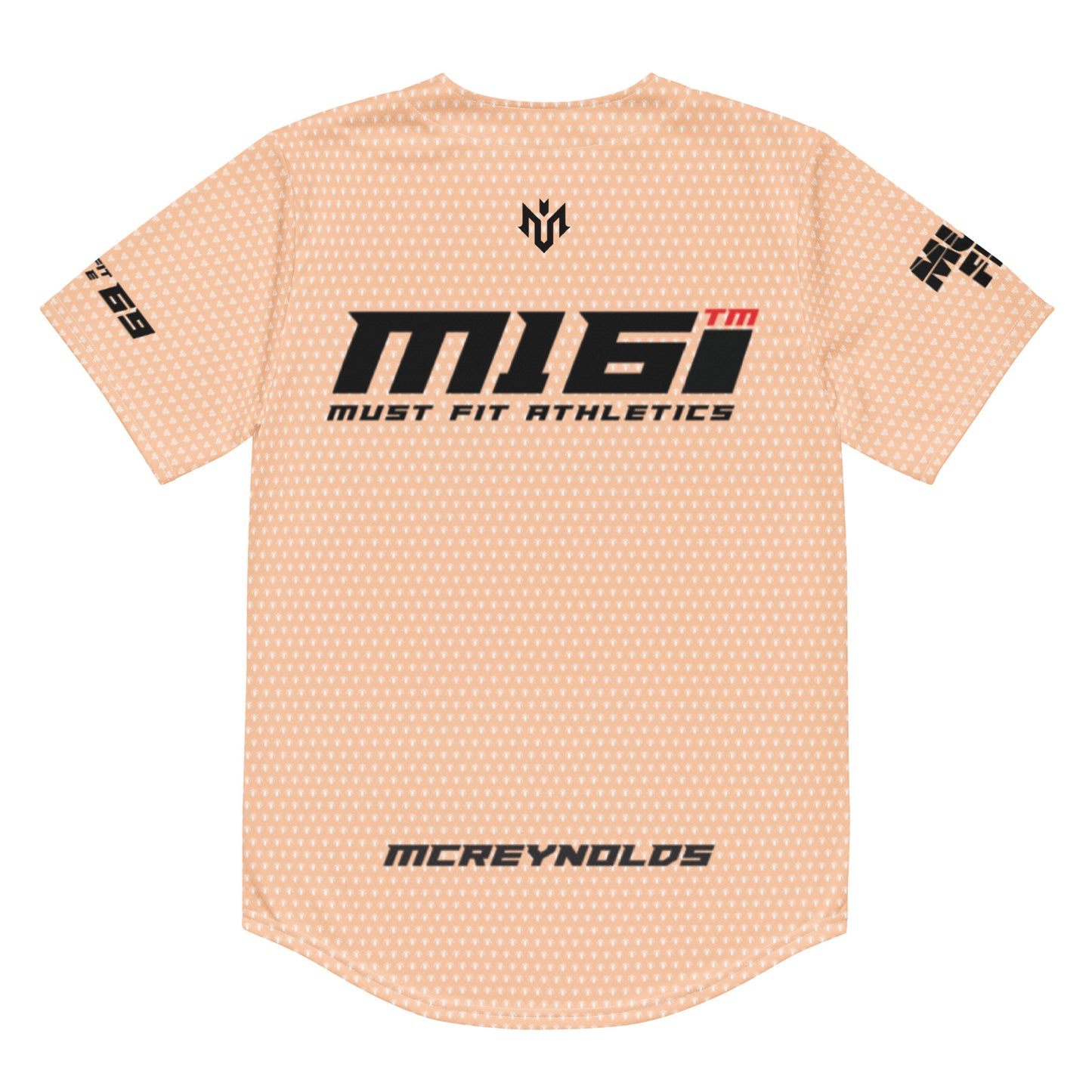M.U.S.T. Fit Baseball Jersey Peach