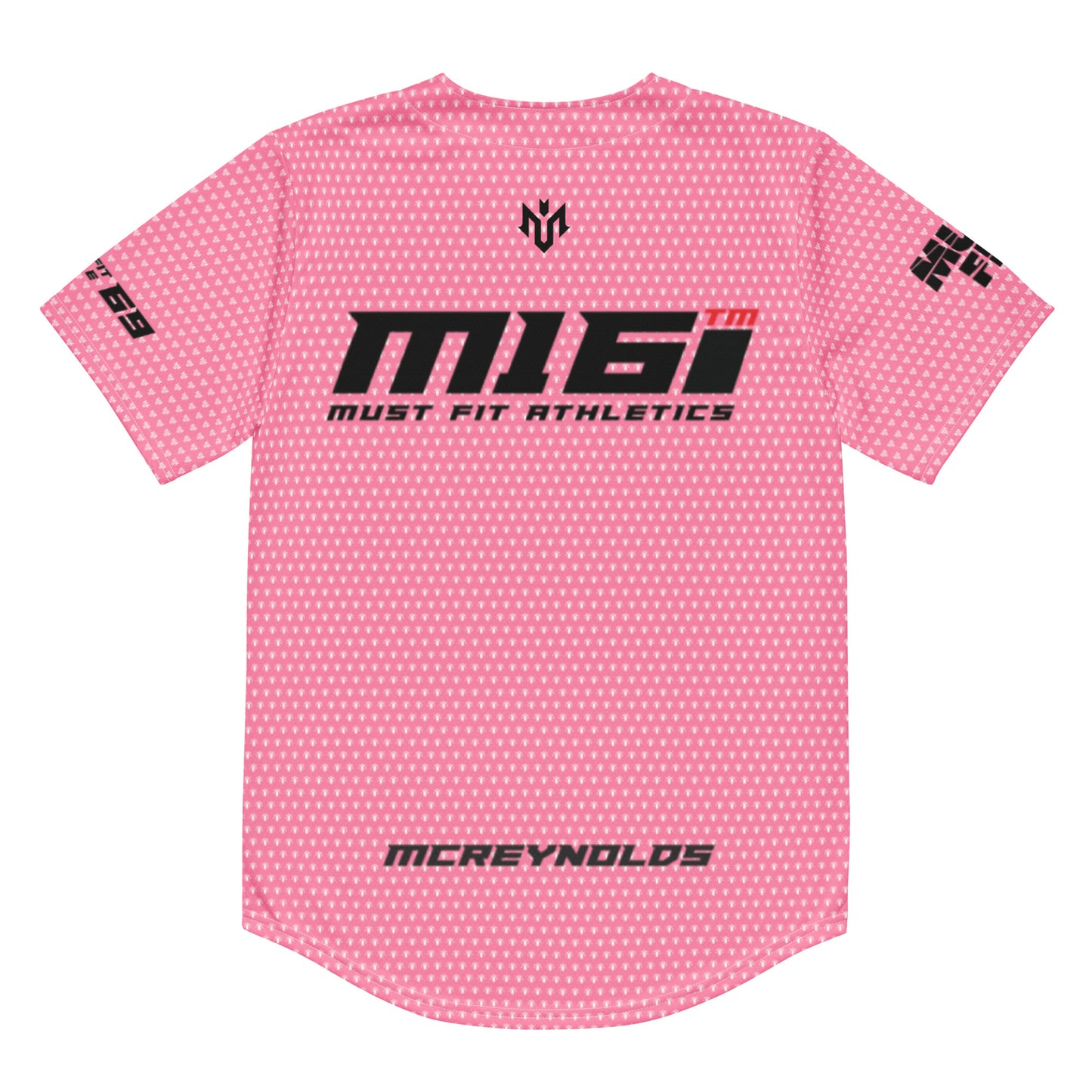 M.U.S.T. Fit Baseball Jersey Pink