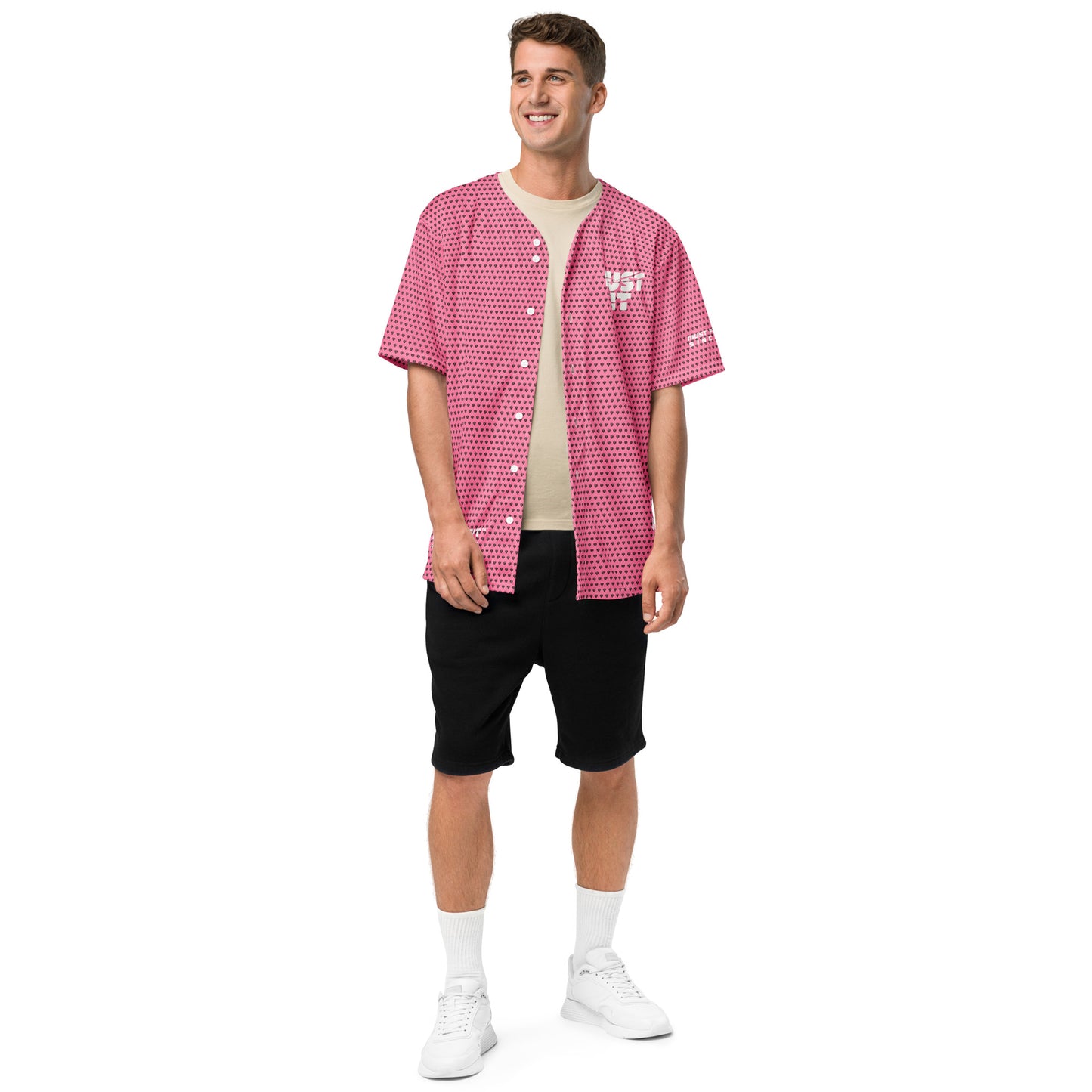 M.U.S.T. Fit Baseball Jersey Pink