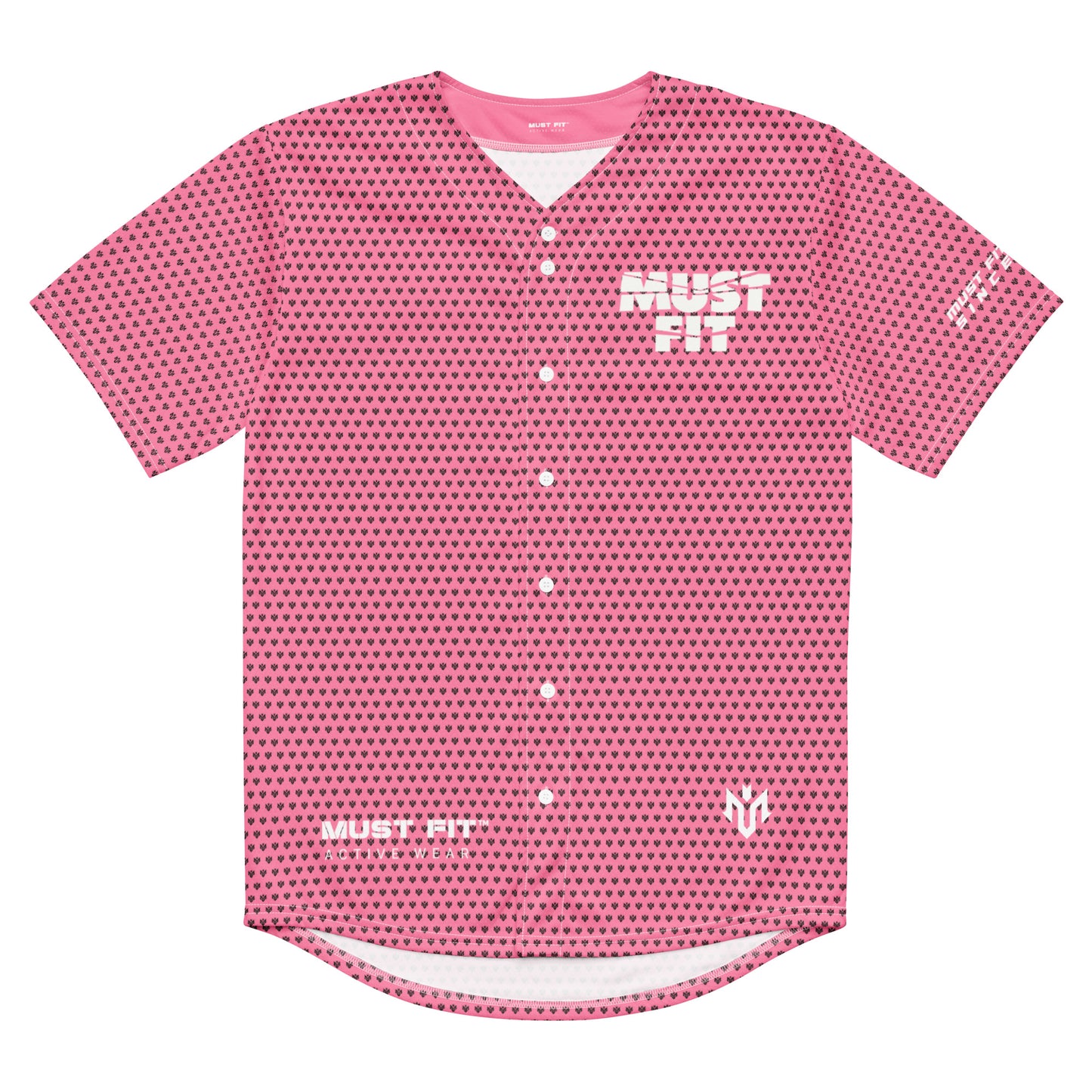 M.U.S.T. Fit Baseball Jersey Pink