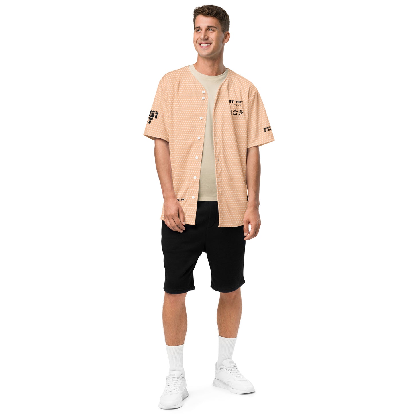 M.U.S.T. Fit Baseball Jersey Peach