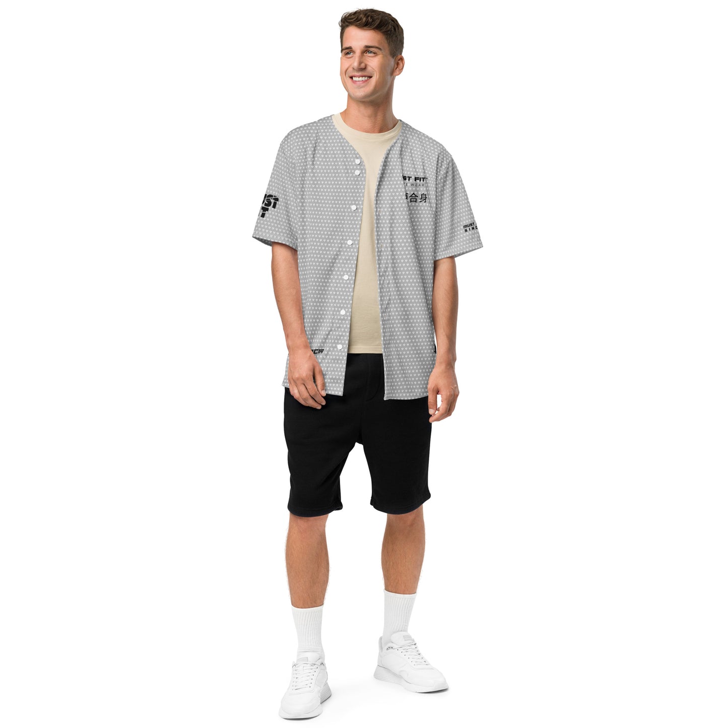 M.U.S.T. Fit Baseball Jersey Silver
