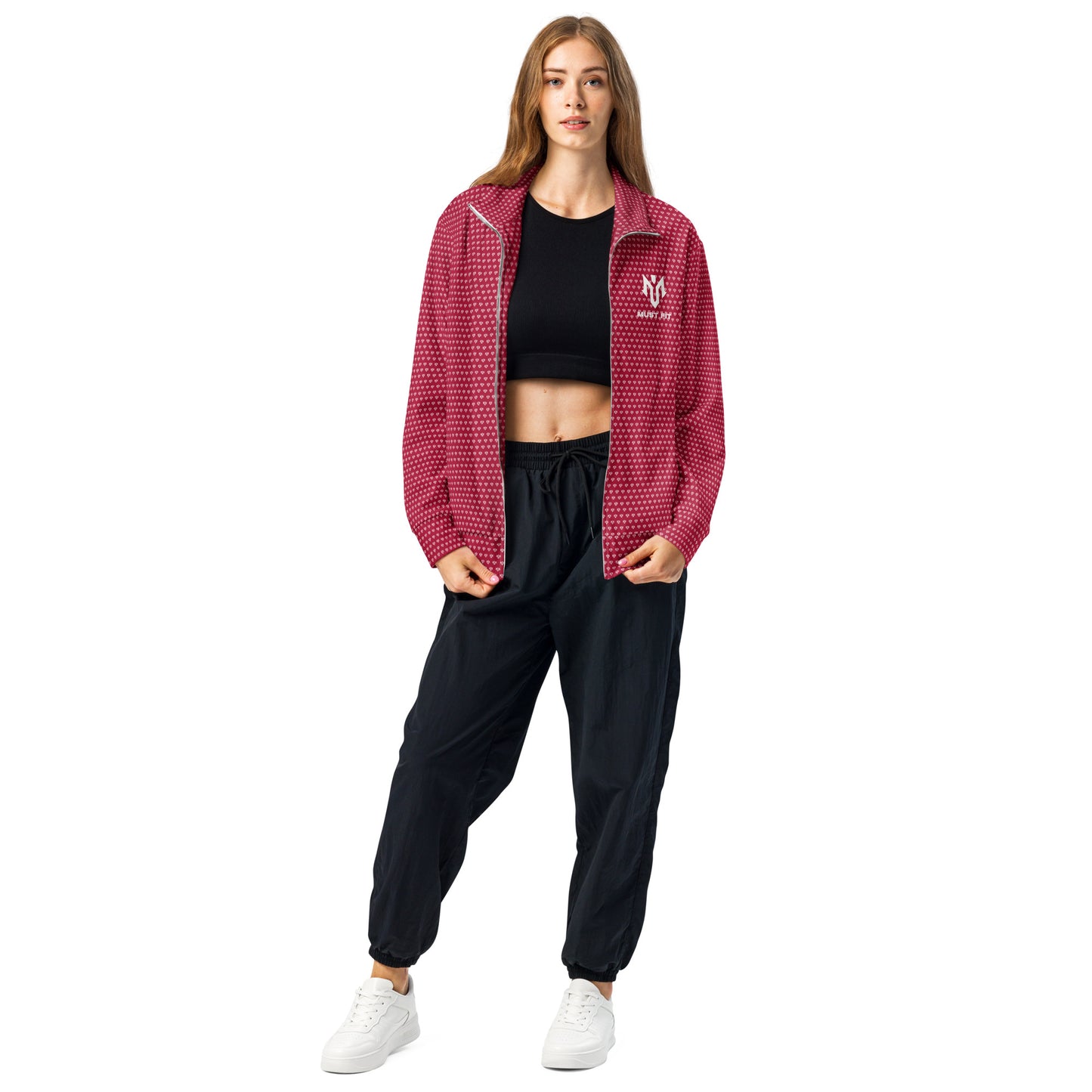 M.U.S.T. Fit Unisex Track Jacket Carmine