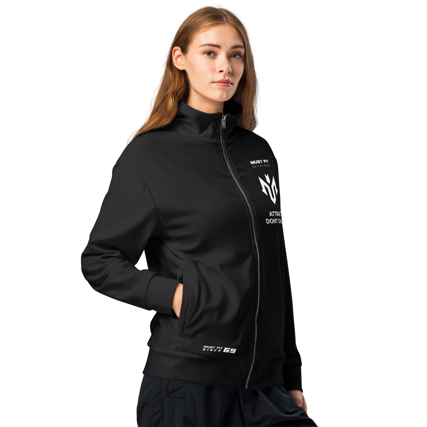 M.U.S.T. Fit Unisex Track Jacket Black