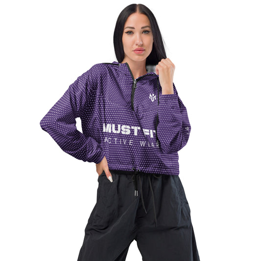 M.U.S.T. Fit Women’s Purple Limited Edition Cropped Windbreaker