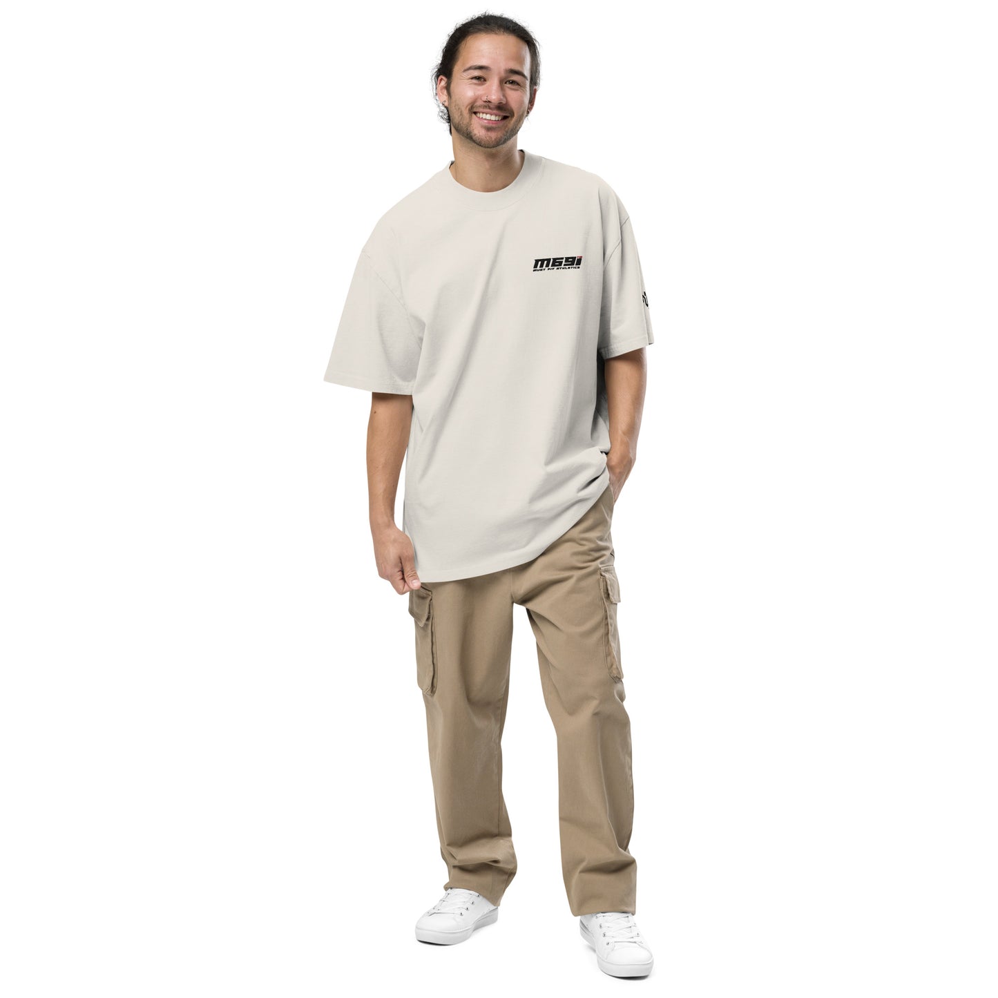 M.U.S.T. Fit M69' Oversized faded t-shirt