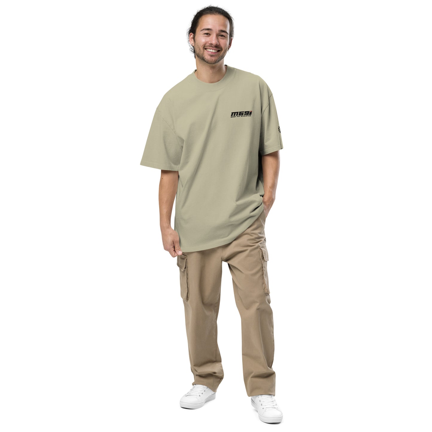 M.U.S.T. Fit M69' Oversized faded t-shirt