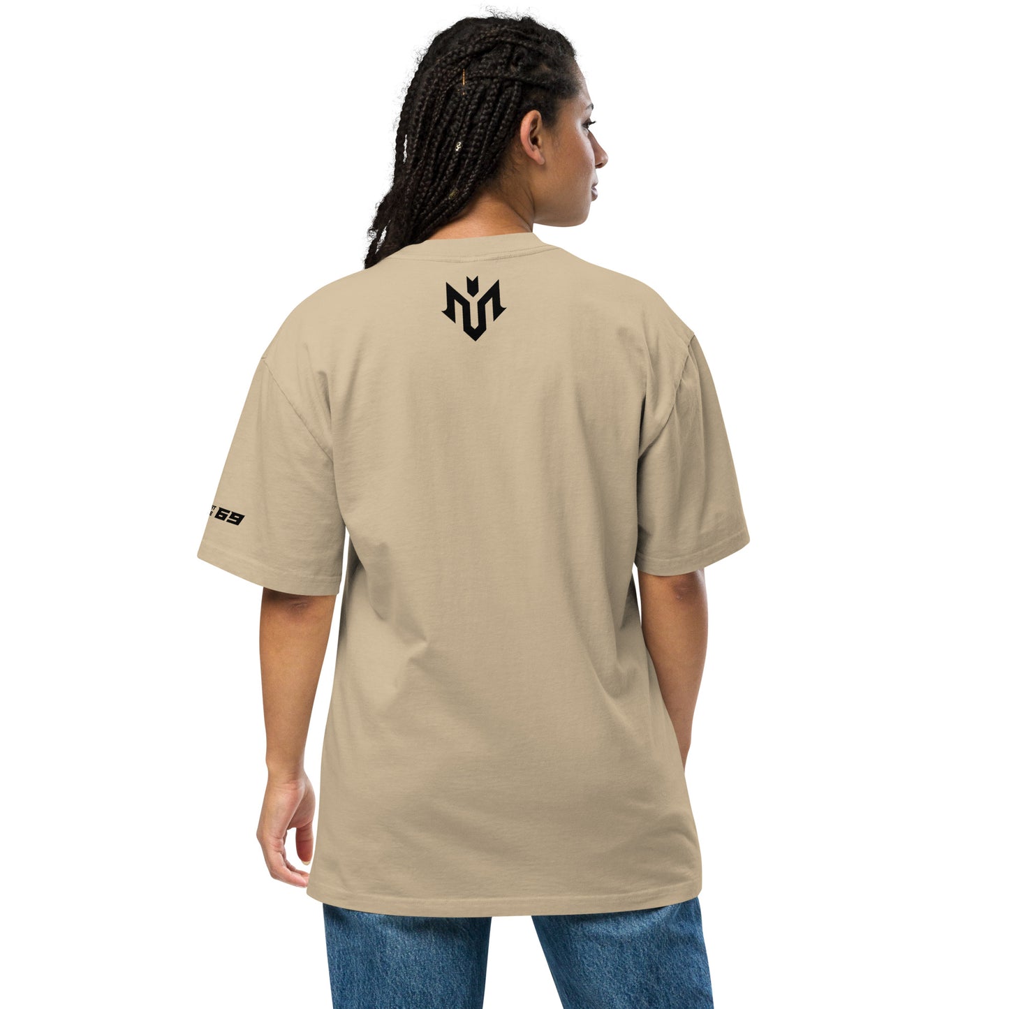M.U.S.T. Fit Oversized faded t-shirt