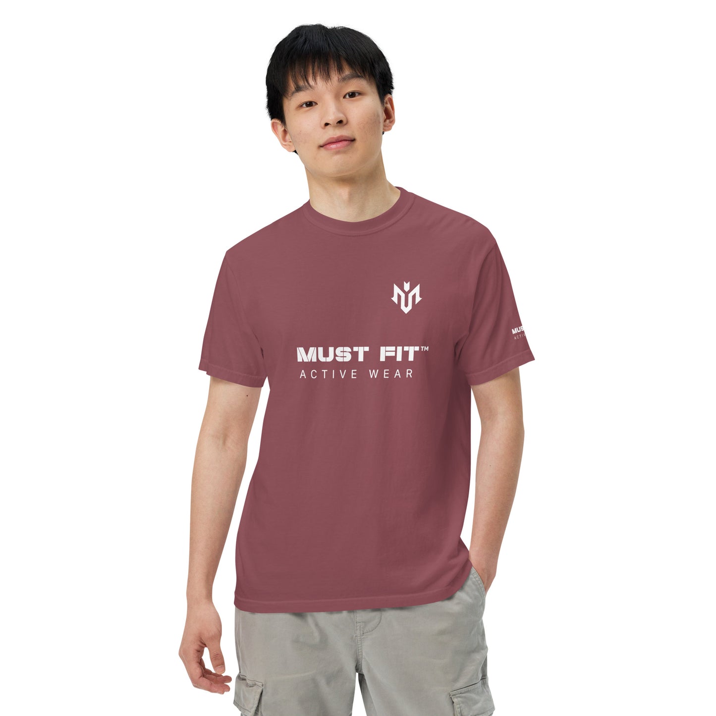 M.U.S.T. Fit Men’s Garment-Dyed Heavyweight T-shirt