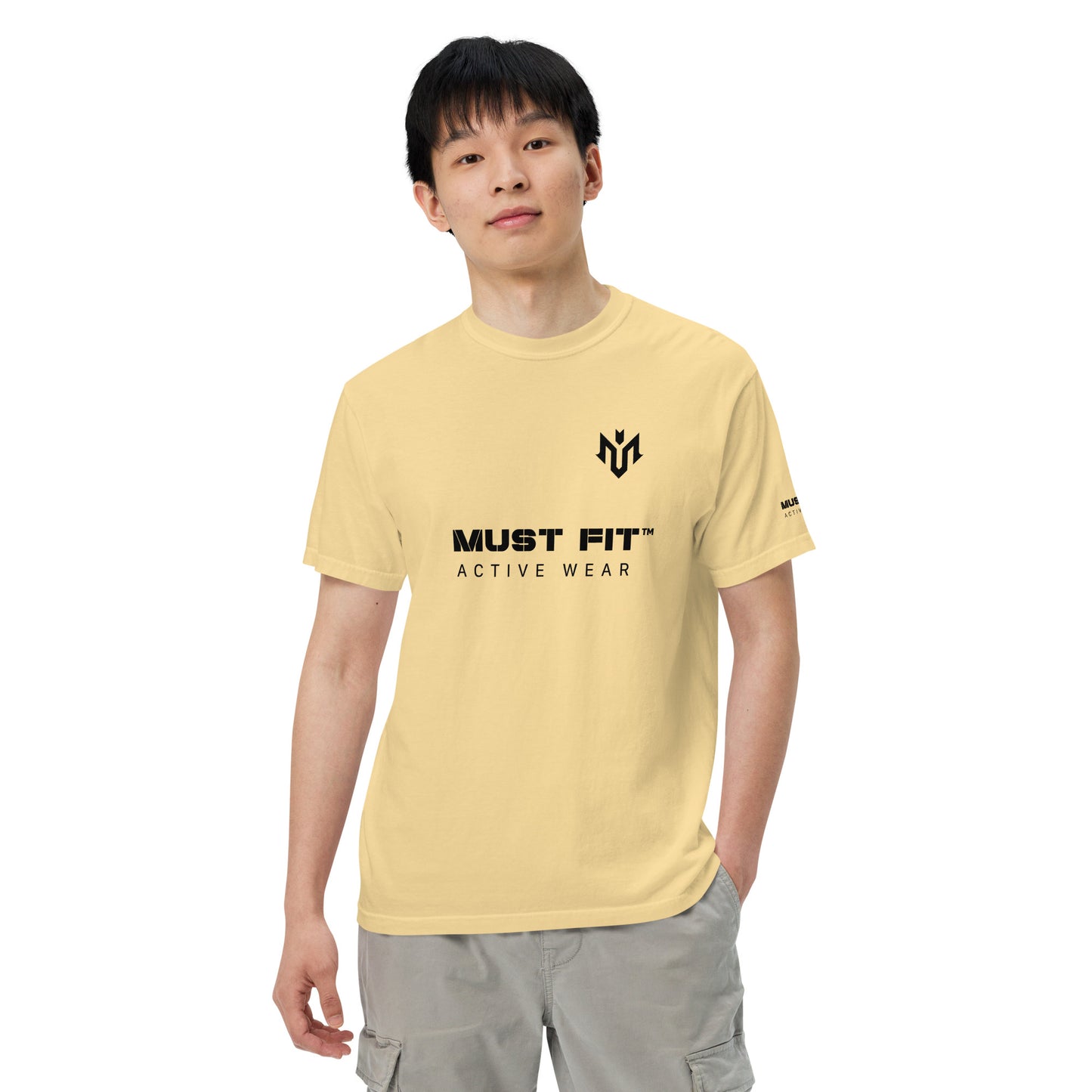M.U.S.T. Fit Men’s Garment-Dyed Heavyweight T-shirt