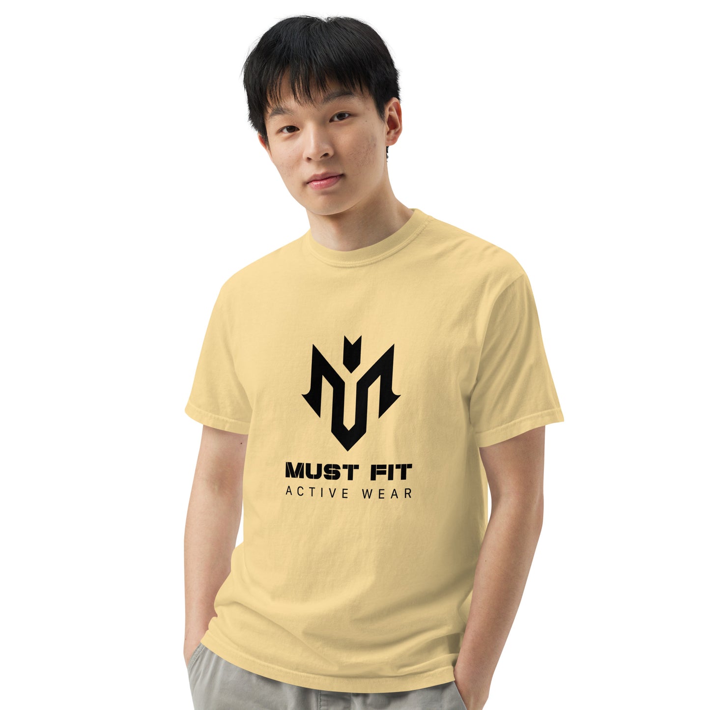 M.U.S.T. Fit Men’s Garment-Dyed Heavyweight T-shirt