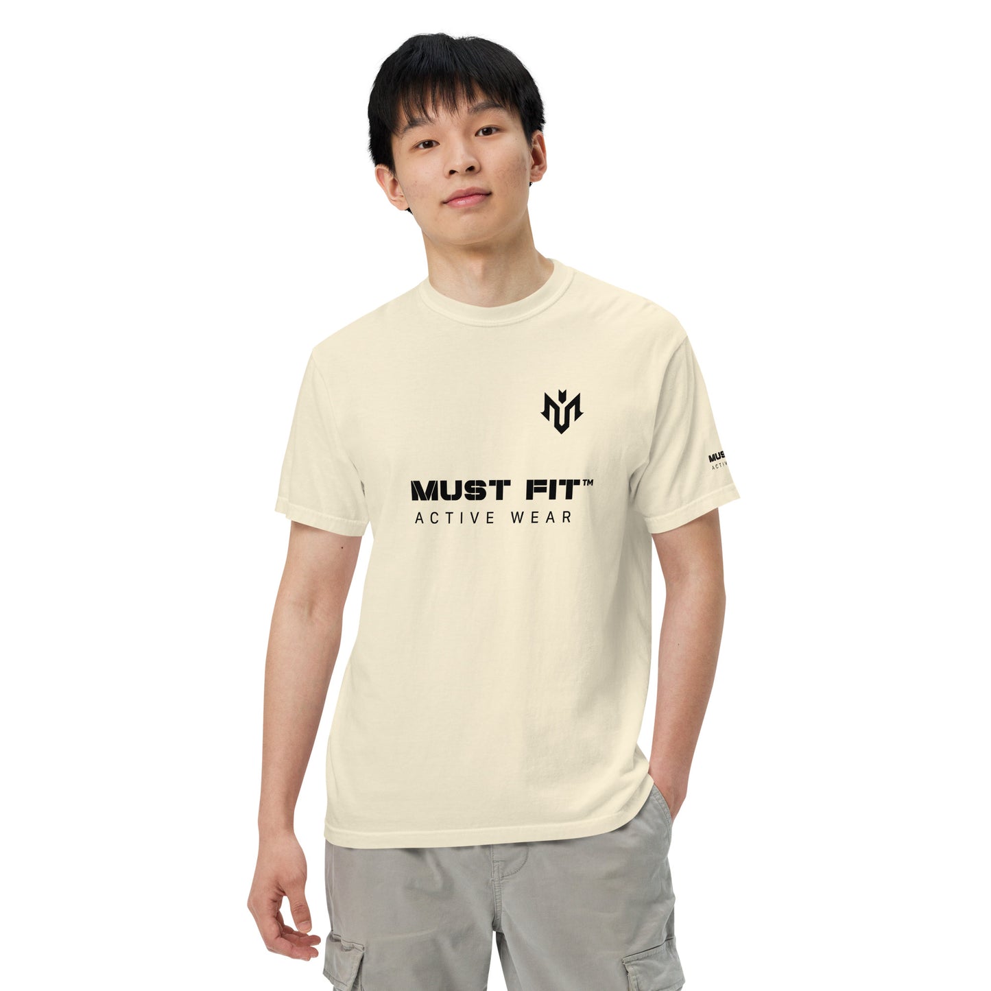 M.U.S.T. Fit Men’s Garment-Dyed Heavyweight T-shirt