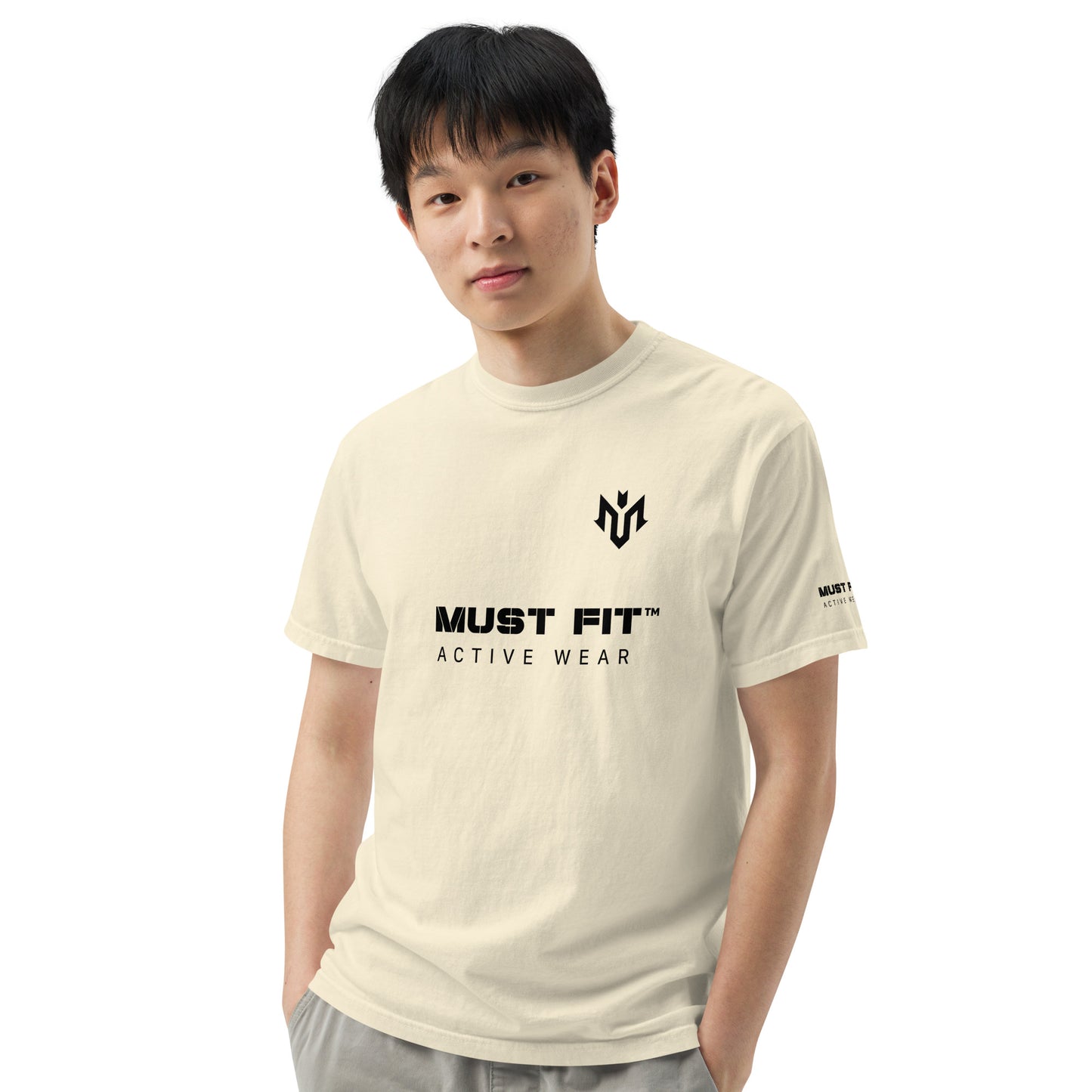 M.U.S.T. Fit Men’s Garment-Dyed Heavyweight T-shirt
