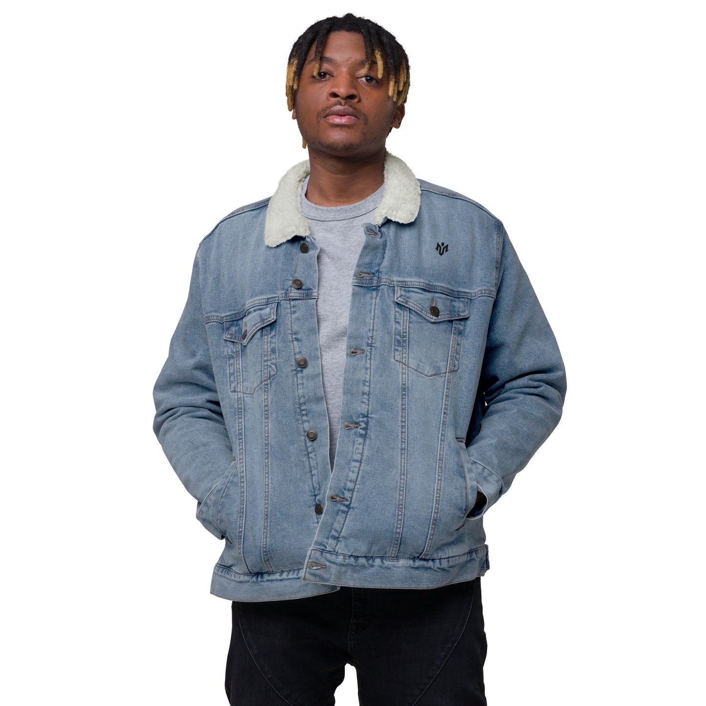 M.U.S.T. Fit Unisex Denim Sherpa Jacket