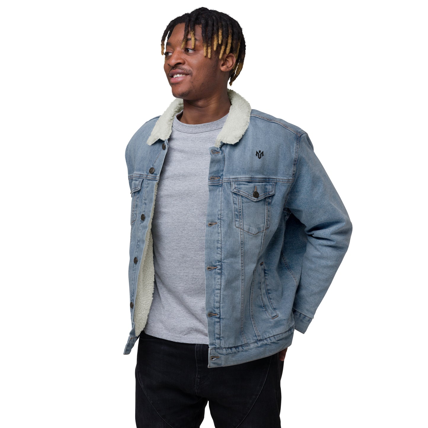 M.U.S.T. Fit Unisex Denim Sherpa Jacket
